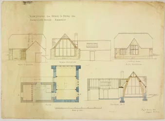 Neues Studio für Henry A. Payne esq. Saint Loes House, Amberley, 2. Februar 1911
